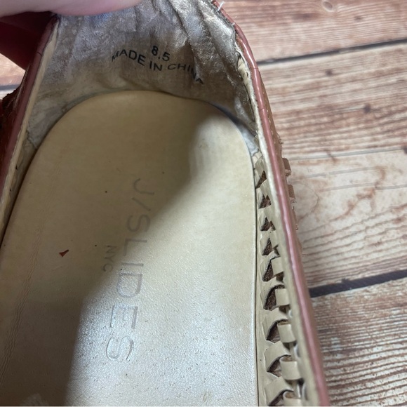 J/slides Woman Tan Slides on sneakers size 8.5 - Picture 12 of 12
